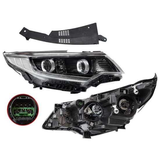 Фара KIA OPTIMA 16-18 прав галоген, LED, комп. GT SAT
