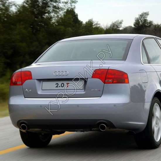 Бампер задний в цвет кузова Audi A4 B7 (2005-2007) под парктроники