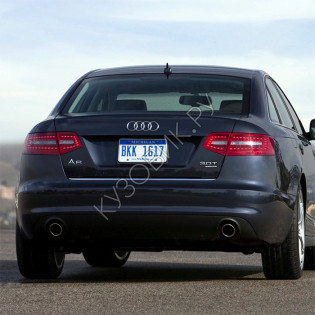 Бампер задний в цвет кузова Audi A6 C6 (2008-2010) рестайлинг