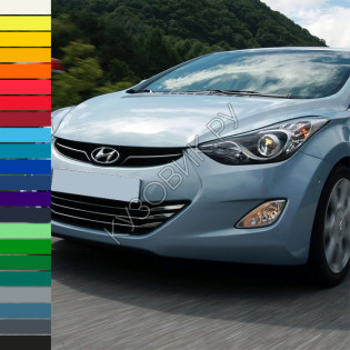 Бампер передний в цвет кузова Hyundai Elantra MD (2010-2014)