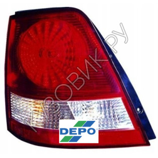 Фонарь левый задний в крыло Kia Sorento 1 (2002-2006) DEPO