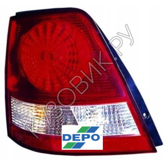 Фонарь левый задний в крыло Kia Sorento 1 (2002-2006) DEPO