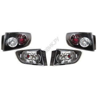 Фонари задние Мазда Мазда 3 Mazda Mazda-3 BK (2007-) комплект 2 штуки левый и правый TYC высокое качество