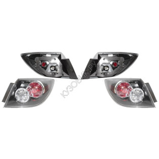 Фонари задние Мазда Мазда 3 Mazda Mazda-3 BK (2007-) комплект 2 штуки левый и правый TYC высокое качество