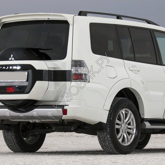 Боковина заднего бампера правая в цвет кузова Mitsubishi Pajero 4 (2006-2015) Боковина заднего бампера правая в цвет кузова Mitsubishi Pajero 4 (2006-2015)