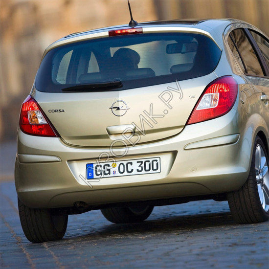 Бампер задний в цвет кузова Opel Corsa D (2006-2010) 5 дверный Бампер задний в цвет кузова Opel Corsa D (2006-2010) 5 дверный