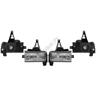 Фары противотуманные Тойота Лэнд Крузер Toyota LandCruiser 200 (2008-2011) комплект 2 штуки левая и правая SAT высокое качество